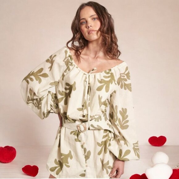 NWT MON RENN COMPOSE MINI DRESS - Picture 2 of 6